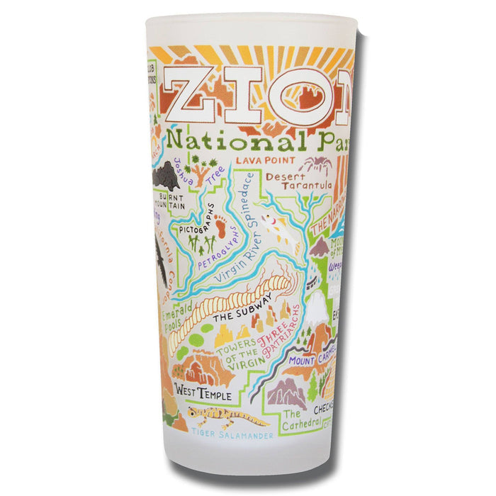 Zion Frosted Glass Tumbler